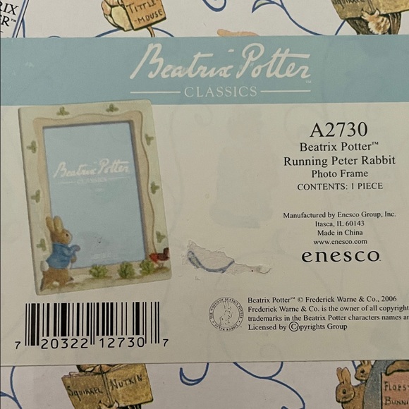Beatrix Potter Classics Photo Frame - New in Box - Picture 10 of 10